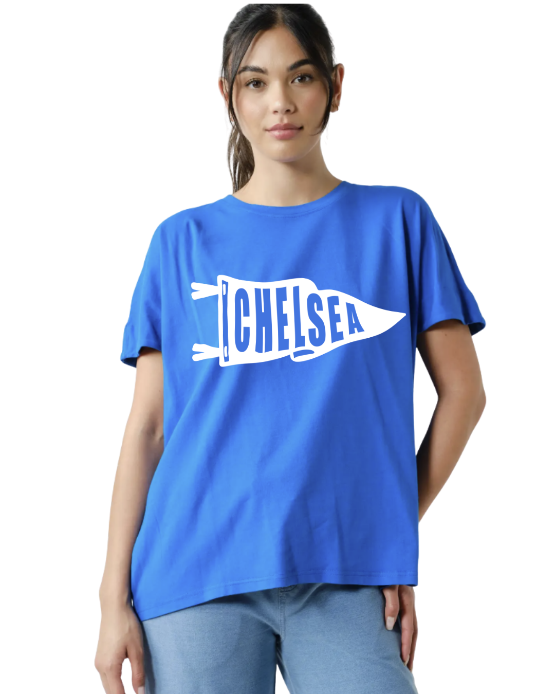 Chelsea Pennant Pima Cotton Slouchy Tee