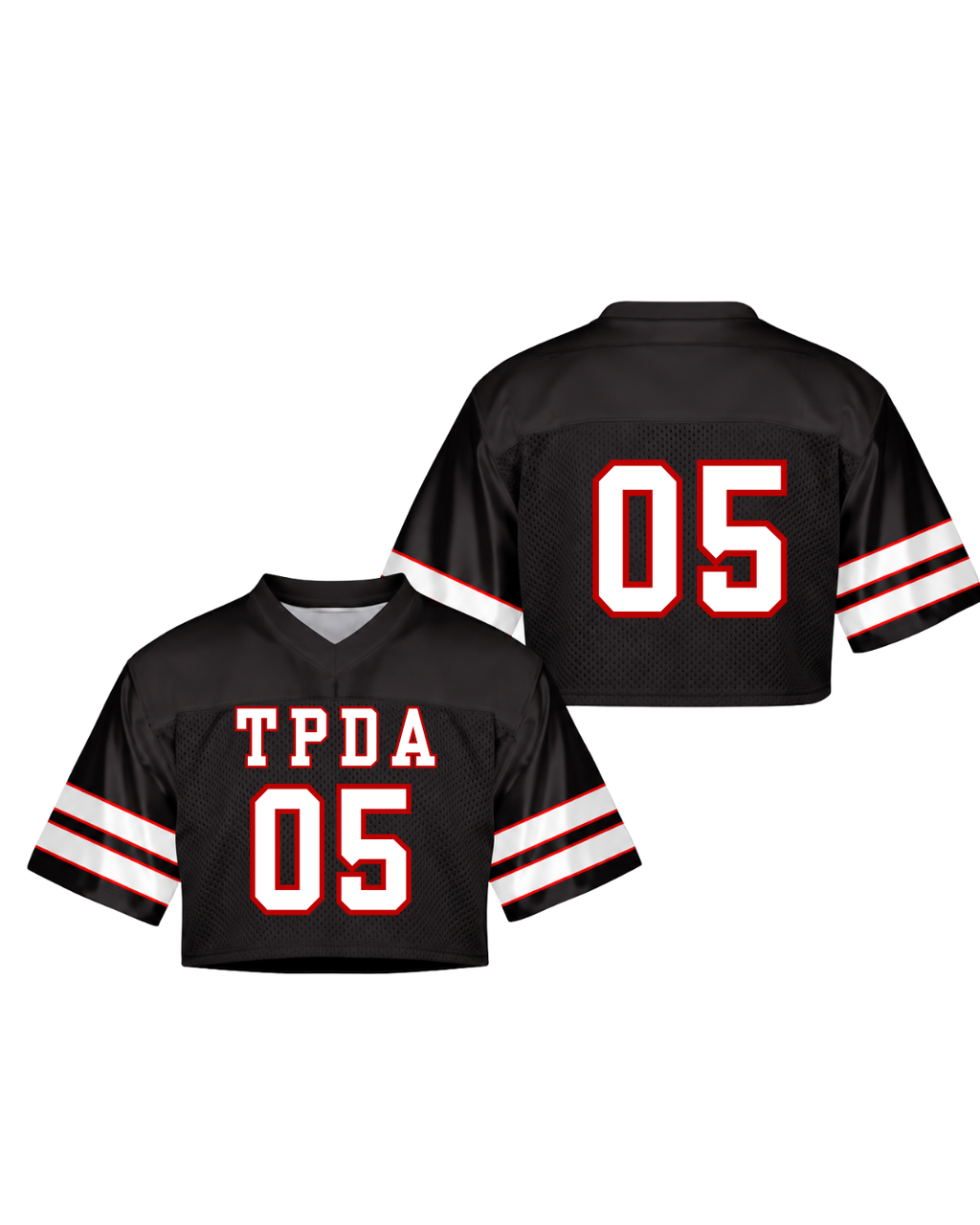 Youth Hip Hop Crop Mesh Jersey