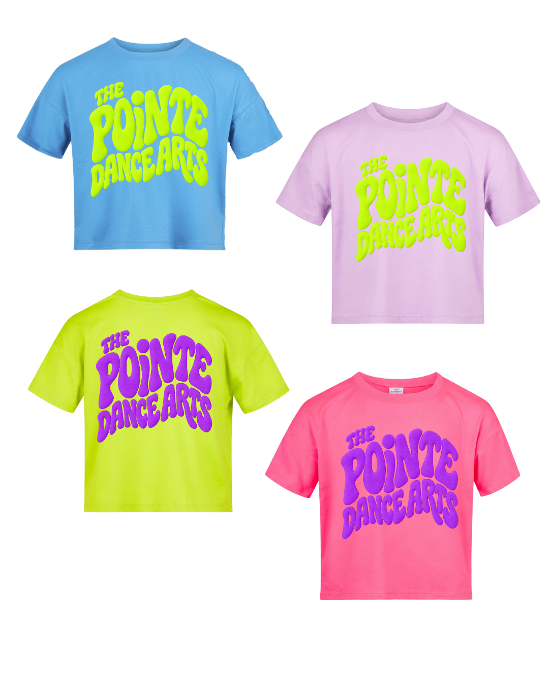 Youth Puff Logo Crop Active Tee