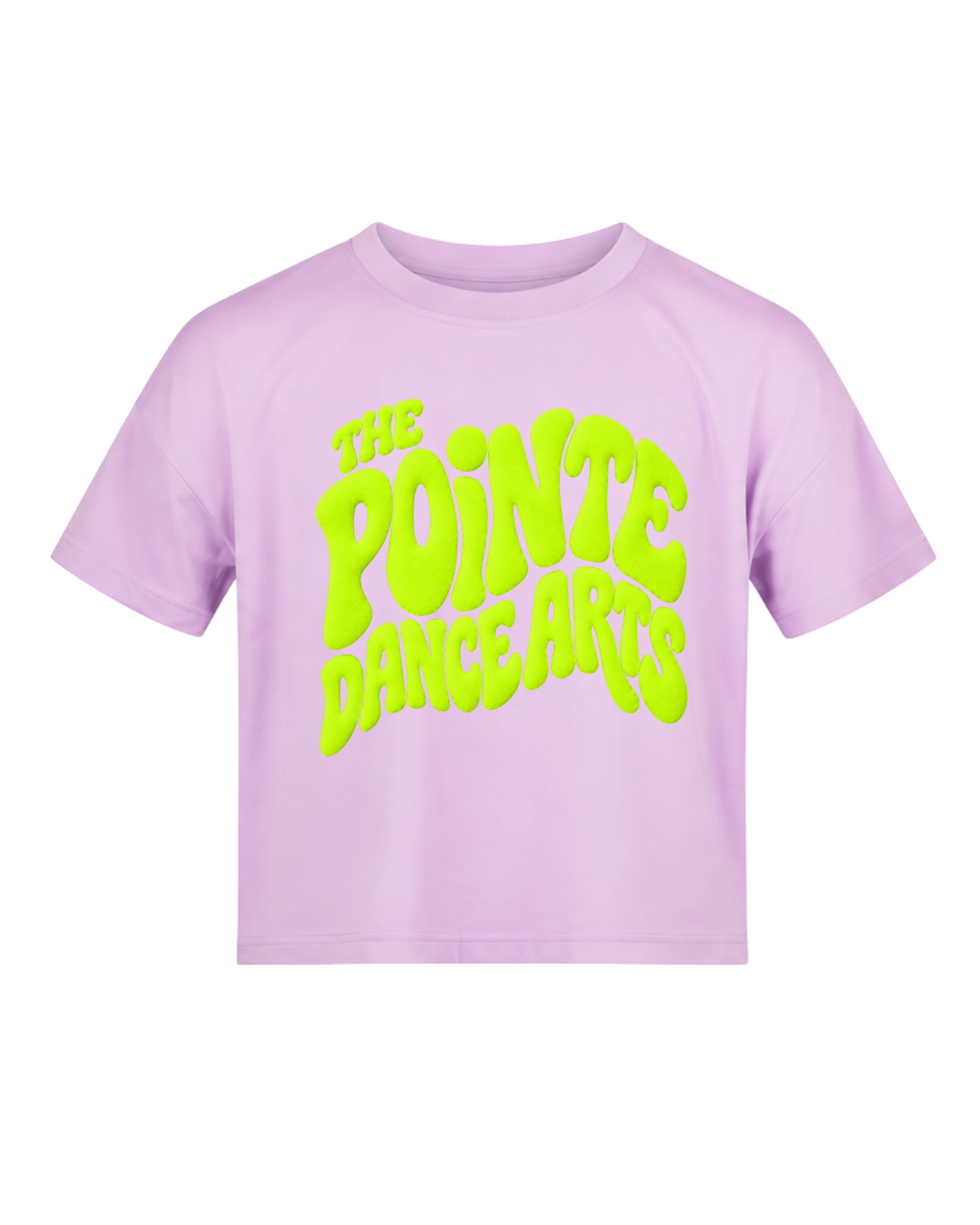 Youth Puff Logo Crop Active Tee
