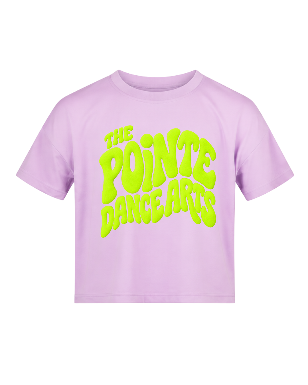 Youth Puff Logo Crop Active Tee