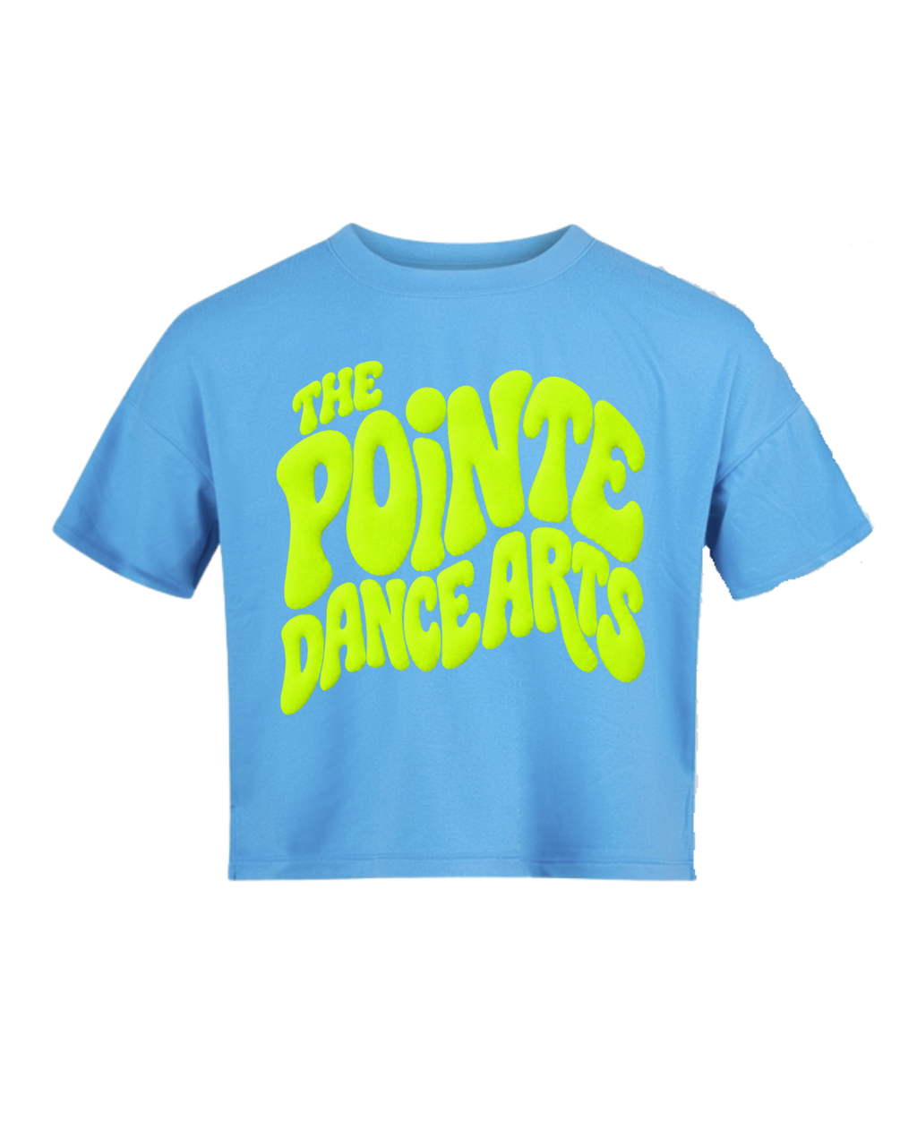 Youth Puff Logo Crop Active Tee