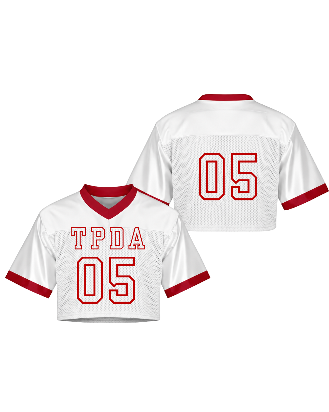 Youth Hip Hop Crop Mesh Jersey