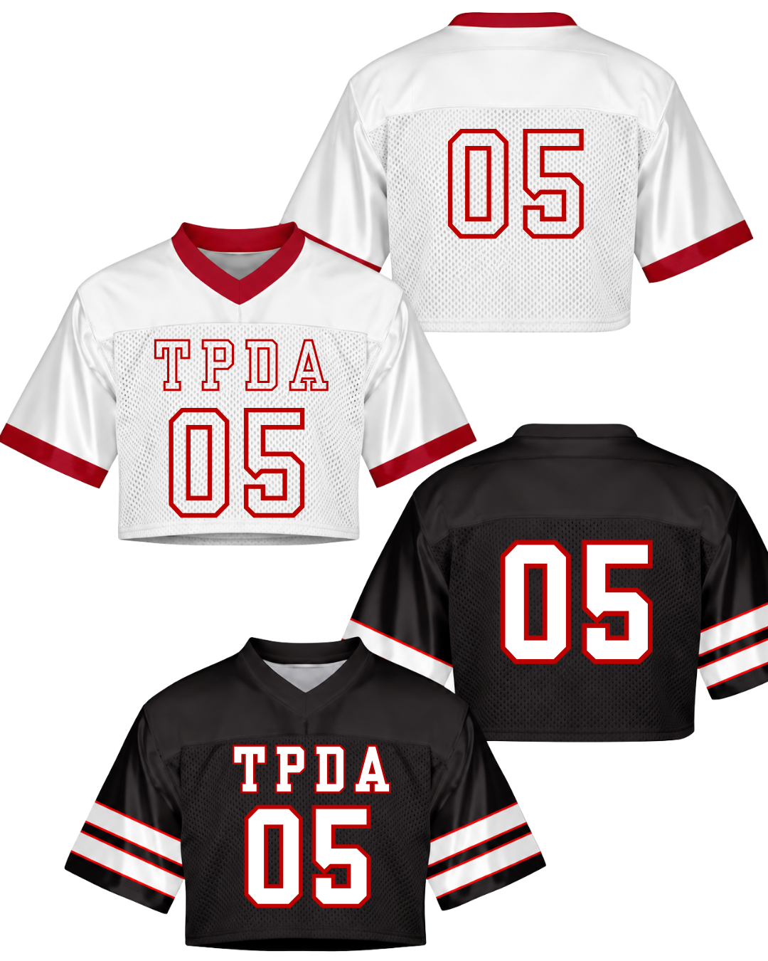 Youth Hip Hop Crop Mesh Jersey