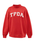 Adult Star Print Mockneck Sweatshirt